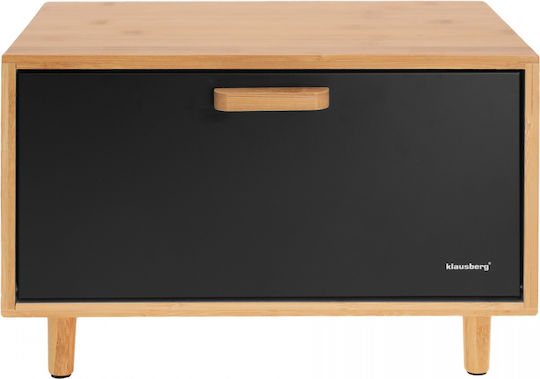 Klausberg Ψωμιέρα από Bamboo σε Γκρι Χρώμα 38x26x23cm