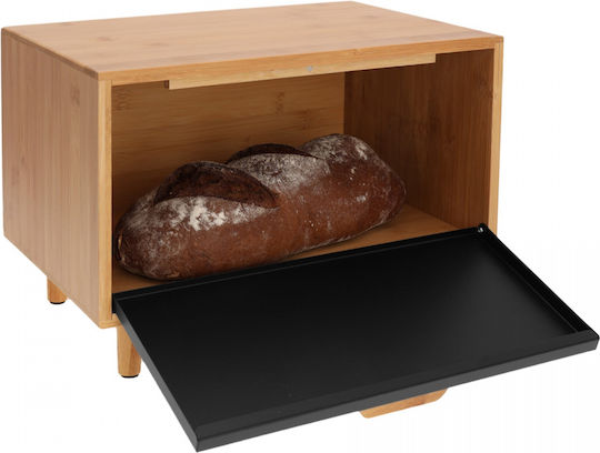 Klausberg Ψωμιέρα από Bamboo σε Γκρι Χρώμα 38x26x23cm