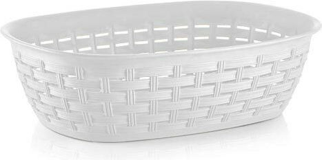 Alpina Appliances Brotkorb Kunststoff Weiß 30.5x21.5x7.3cm