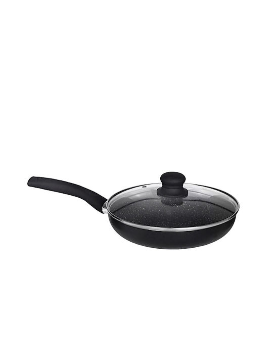 KING Hoff Pan With Lid made of Aluminum with Non-Stick Coating 26cm