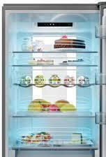 Candy Kühl-Gefrierkombination 409Es NoFrost H205xB59.5xT66.7cm. Inox CNCQ4T620EX
