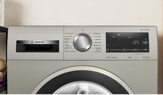Bosch Пералня 9кг 1400 Оборота Iron Assist Сив WGG244ZXGR