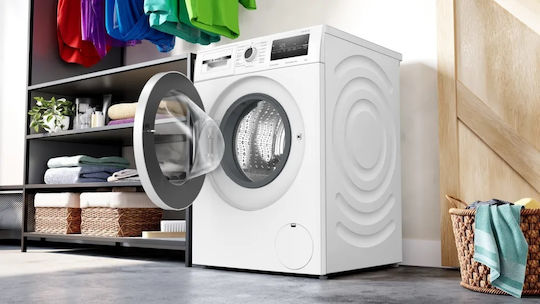 Bosch Πλυντήριο Ρούχων 8kg με Τεχνολογία Ατμού 1400 Στροφών Speed Perfect WAN28283GR