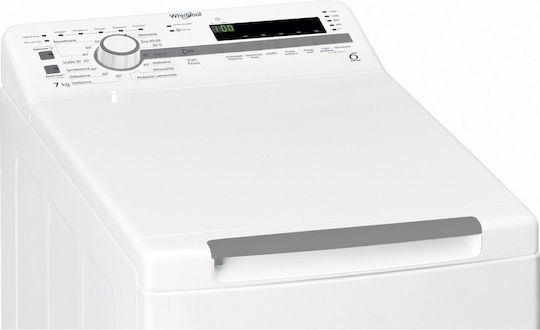 Whirlpool Πλυντήριο Ρούχων Άνω Φόρτωσης 7kg 1151 Στροφών FreshCare NTDLR 7220SS PL/N