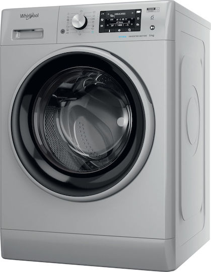 Whirlpool Waschmaschine 9kg mit Dampftechnologie 1400 Umdrehungen FreshCare+ Silber FFD 9458 SBSV EU