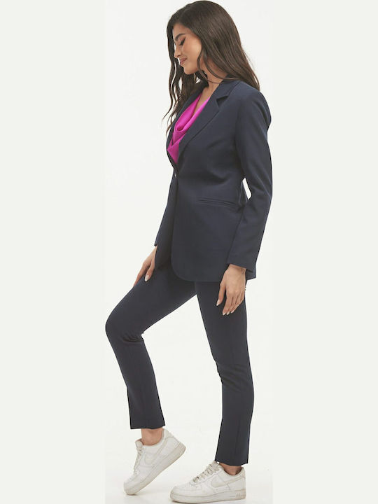 Damen Dark Blue Anzug