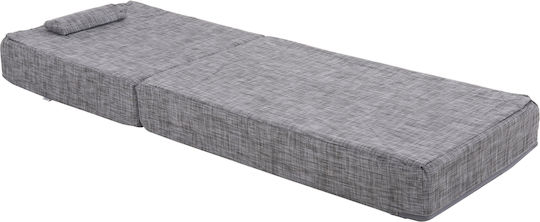 HomeMarkt Sunbed Cushion with Backrest Sifnos Gray 70x200cm