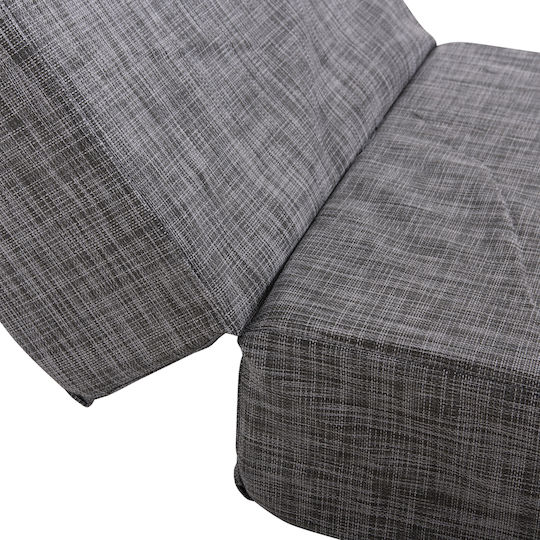 HomeMarkt Sunbed Cushion with Backrest Sifnos Gray 70x200cm