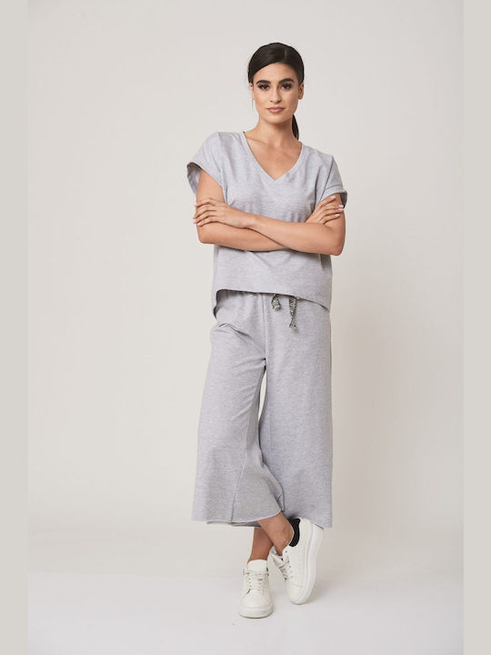 Boutique Damen Grey Set mit Hose