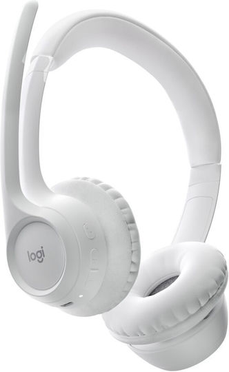 Logitech Zone 300 Wireless On Ear Multimedia Headphone with Microphone Bluetooth White