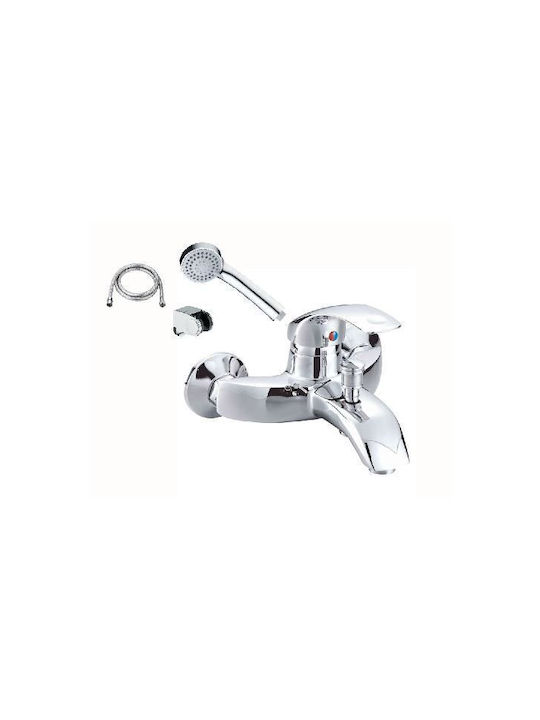 Bormann Elite BTW3250 Mixing Bathtub Shower Faucet Silver