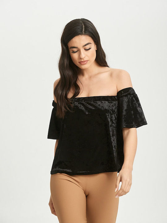 Γυναικεία Μπλούζα Strapless Μαύρη