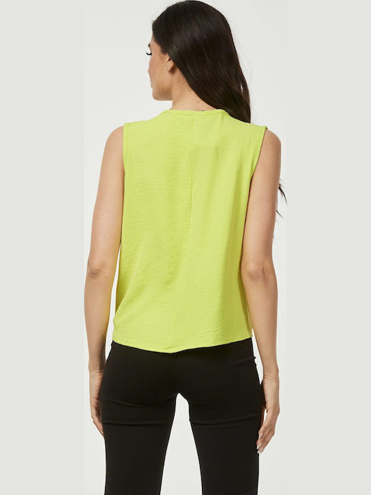 Bluza Damă Fără Mânecă Verde