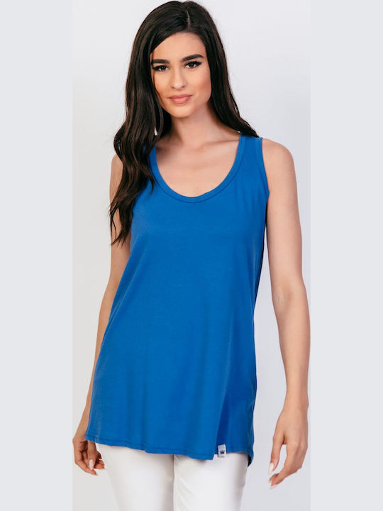 Bluze Damă Bumbac Fără Mânecă Lime