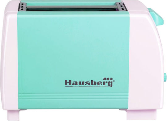 Hausberg Prăjitor de pâine 2 sloturi 750W Albastru