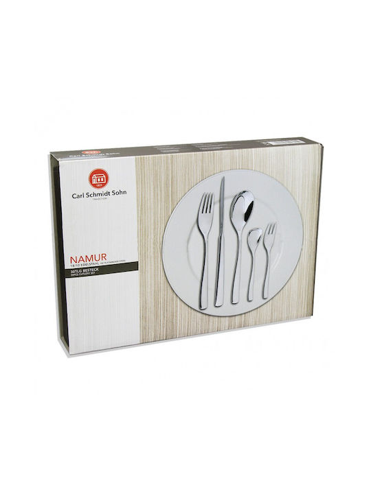 Carl Schmidt Sohn Set de Tacâmuri Inoxidabil Argintiu 30buc