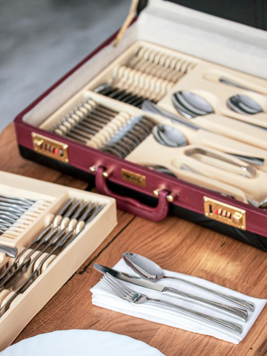 KING Hoff Cutlery Set Stainless Silver 72pcs