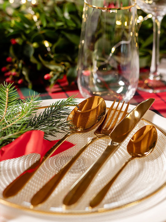 Homla Cutlery Set Stainless Yellow 16pcs