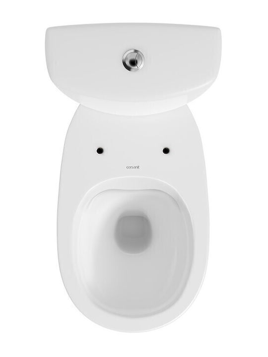 Cersanit Parva New Clean On Floor-Standing Toilet with Flush White