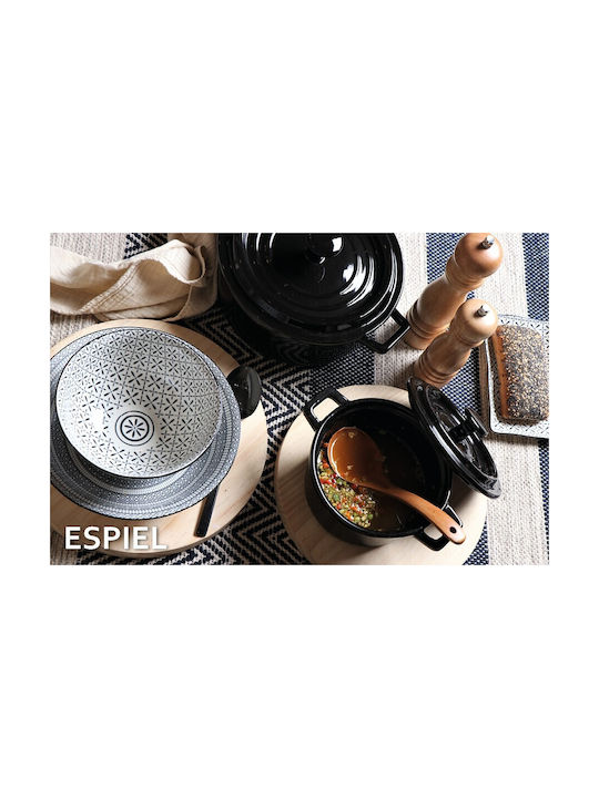 Espiel Manual Set Spice Mills made of Wood in Brown Color 16cm 1pcs