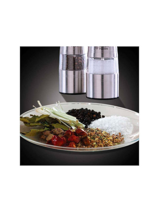 Russell Hobbs Classics Electric Set Spice Mills Inox in Silver Color 2pcs