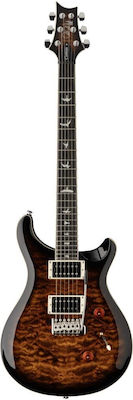 PRS Guitars Se Custom 24 Elektrische Gitarre in Schwarz Farbe mit Hülle