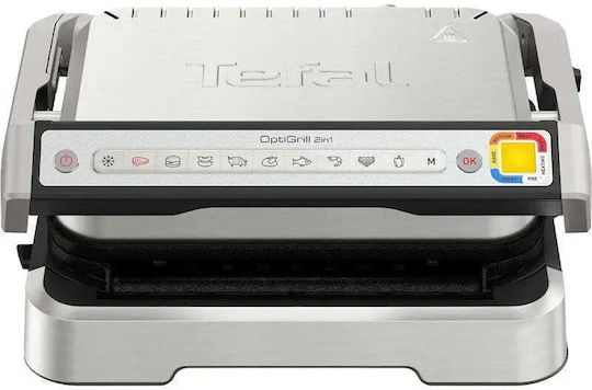 Tefal Optigrill 2in1 Sandwich Maker Grill 2100W Inox