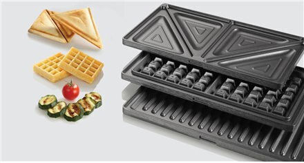 Gorenje SM703GCG Sandwich Maker for for 2 Sandwiches Sandwiches 700W Inox
