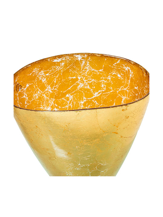 Alexandra House Living Decorative Vase Gold 28x23x46cm