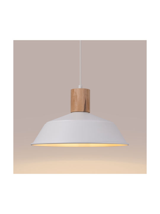 Sollux Fano Lustră Alb cu Dulie E27 34cm.