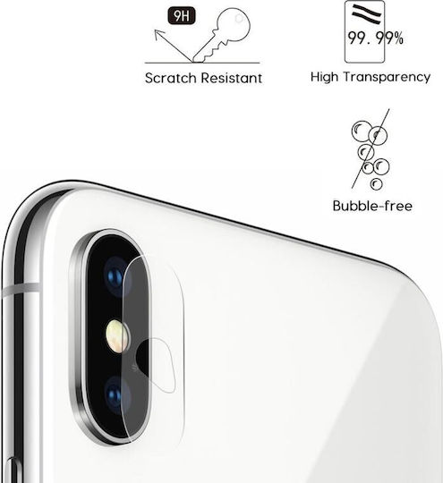 Protecție Cameră Tempered Glass Transparent pentru Apple iPhone X