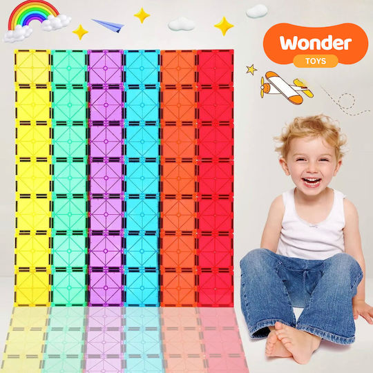 Wonder Toys Magnetic Construction Toy Classic Magnetic Blocks