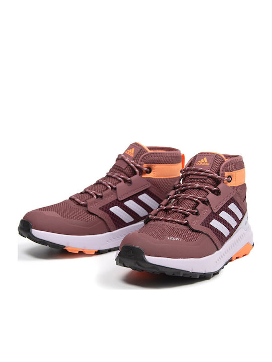 Kinder Wanderschuhe Terrex Trailmaker Mid Wasserdicht Burgundisch ->