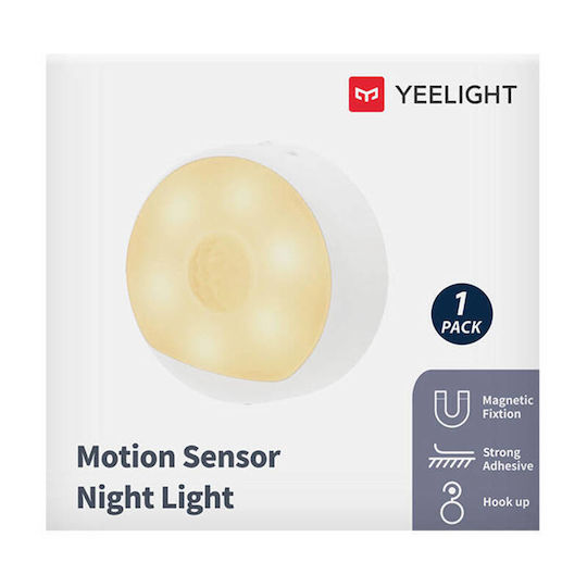 Yeelight Rechargeable Night Light Switch with Battery Powered and Mounting Sticker 1pcs