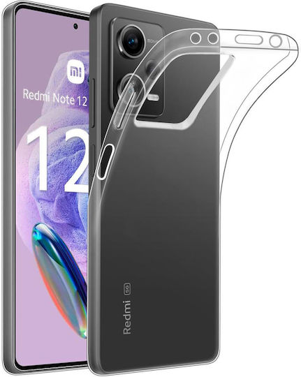 Slim Back Cover Σιλικόνης 1mm Διάφανο (Redmi Note 12 5G)