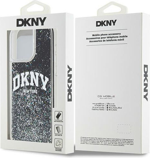 DKNY Liquid Задна корица Пластмаса / Силикон Черен (iPhone 13 Pro Max)