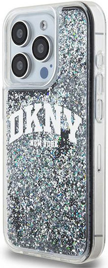 DKNY Liquid Back Cover Plastic / Silicon Negru (iPhone 13 Pro)