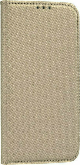 Book Υφασμάτινο / Δερματίνης Χρυσό (Xiaomi Mi 10T Lite)