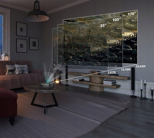 Mini Projector LCD με Ενσωματωμένα Ηχεία