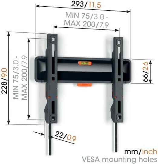 Vogel's TVM3205 Стойка за телевизор на стена