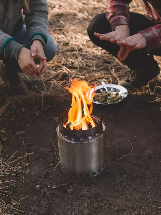 Solo Stove Τζάκι Εξωτερικού Χώρου Μεταλλικό Ασημί
