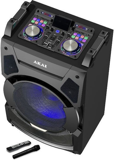 Akai Proffesional Караоке Система с Безжичен Микрофон и Светлинни Ефекти DJ-S3HB 110582-0133 Сив