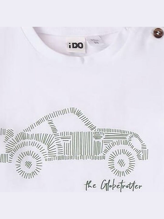 Παιδικό T-shirt Optical White