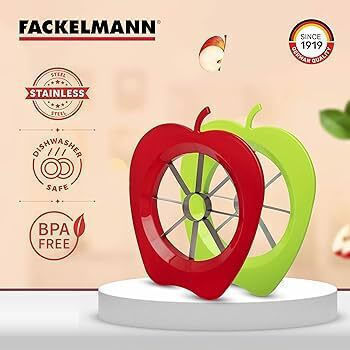 Fackelmann Κόφτης Αποπυρηνωτής Μήλου Πλαστικός Ανοξείδωτες Λεπίδες 16x14cm