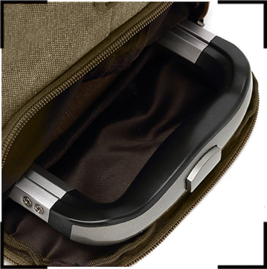 Quasar Duffle Geantă de voiaj 55lt Kaki cu roți Textil L57xW25xH39cm