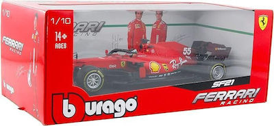 Bburago Formula 1 Ferrari - Sf21 #55 Carlos Sainz Car Formula 1 for 14++ Years