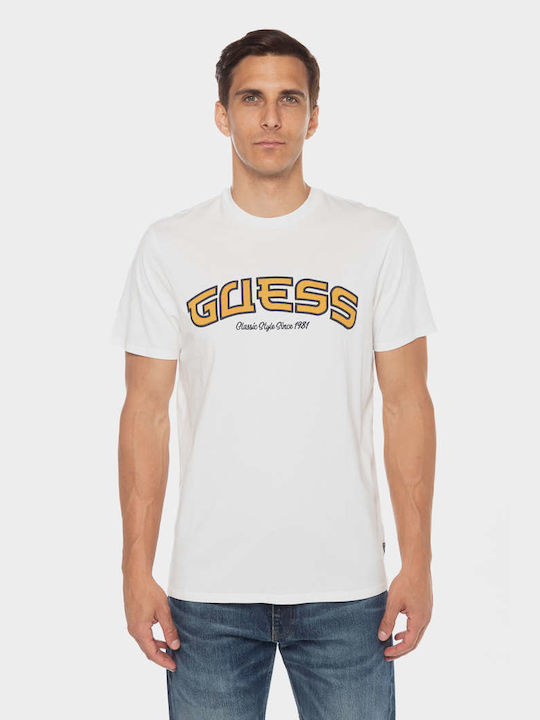 Guess Men's Short Sleeve T-shirt White