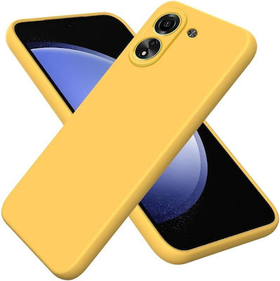 Back Cover Silicone Yellow (Redmi 13C 4G / Poco C65 4G)