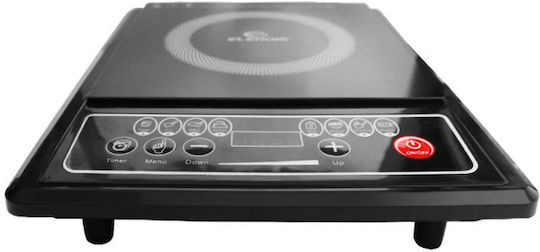Elekom Induction Countertop Single Burner Black