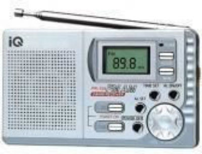 IQ Portable Radio portabil Cu baterie Negru